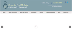 Desktop Screenshot of centerforfetalmedicine.com