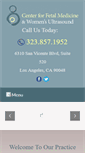 Mobile Screenshot of centerforfetalmedicine.com
